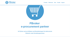 Desktop Screenshot of pbroker.ch